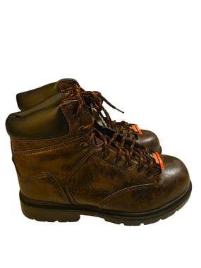 NWOB Brahma Enduro Pro Steel Toe Mens Brown Boots ASTM F2413 Sz 7